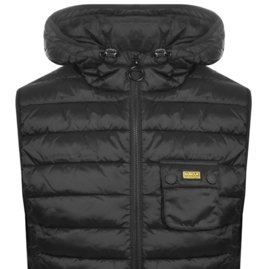 Alternative Image for ProductBarbour International Quilted Ousten Gilet Black2